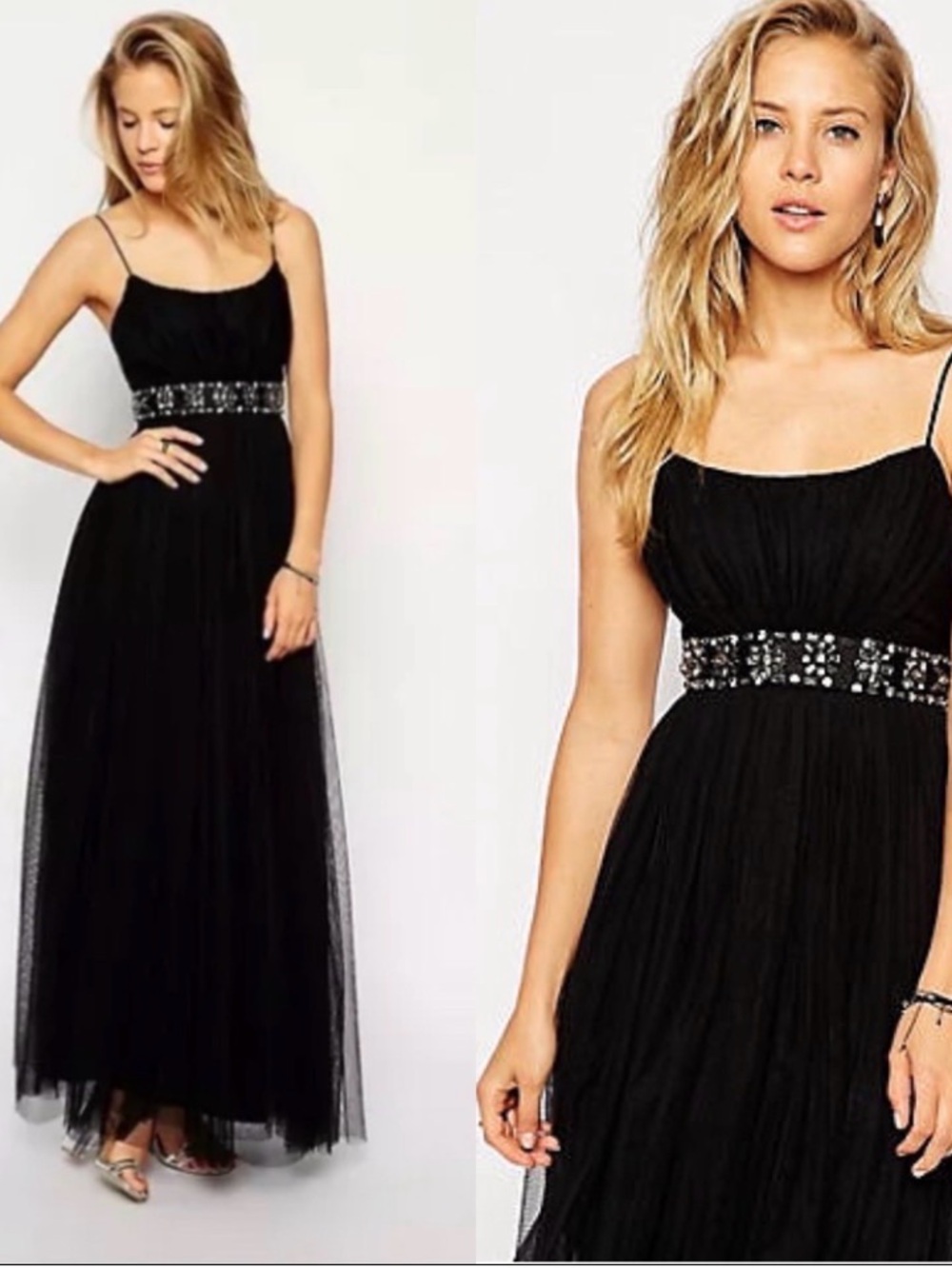 NEEDLE & THREAD Ballet Maxi dress Sz 4 US